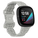 Correa silicona con estampado Fitbit Sense (gris)