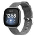 Correa nylon trenzada con hebilla Fitbit Sense (mezcla gris)