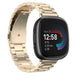 Correa acero Fitbit Versa 4 (oro champán)