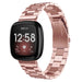 Fitbit Versa 3 Steel Strap (Pink)