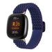 Fitbit Versa 4 Braided Nylon Strap (Blue)