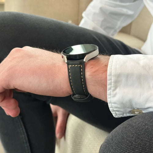 Correa cuero Withings ScanWatch 2 - 42mm (negro)