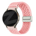 Bandz Samsung Galaxy Watch 6 Classic - 43mm Vintage Nylon Strap (Pink)