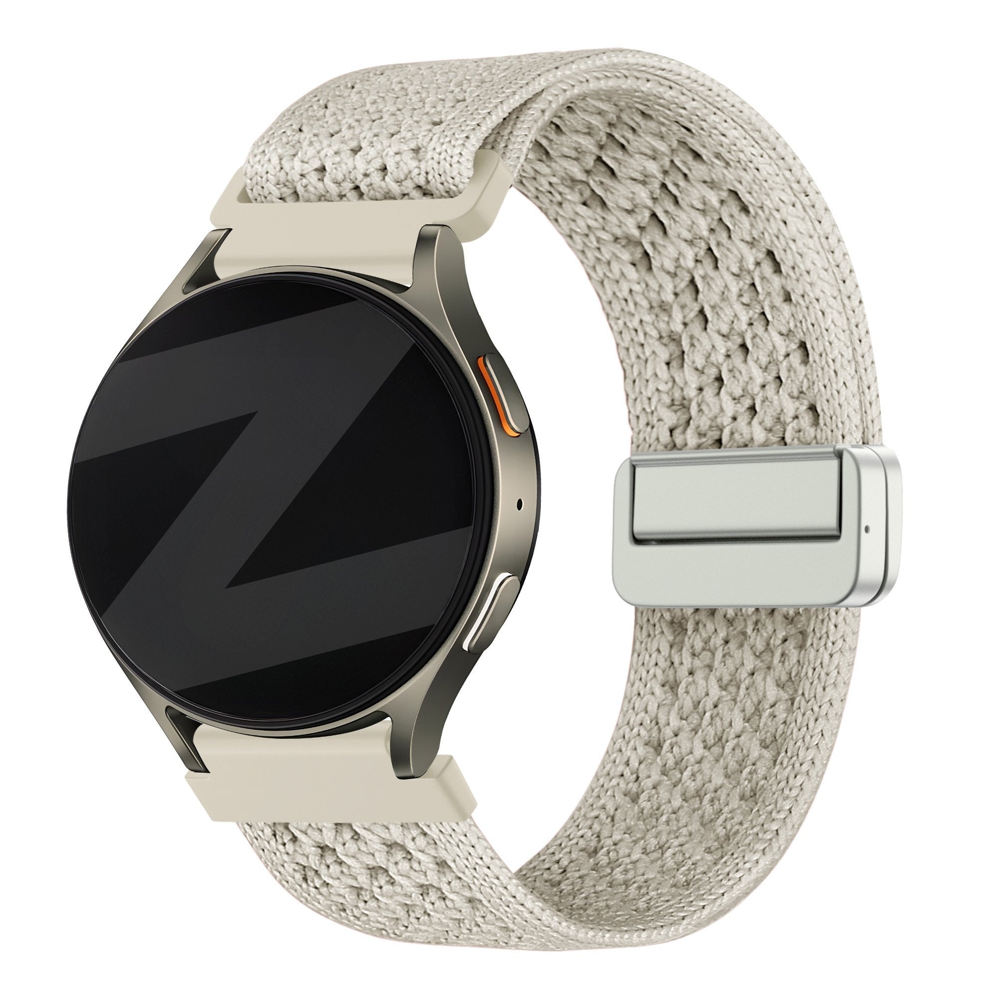 Bandz Correa nylon Vintage Withings ScanWatch 2 - 42mm (blanco estrella)