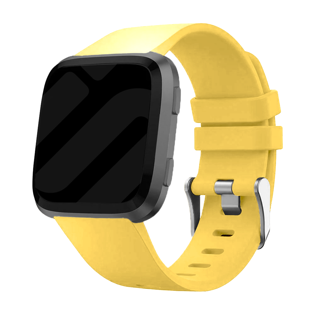 Fitbit Versa/Versa 2 Silicone Strap (Yellow)