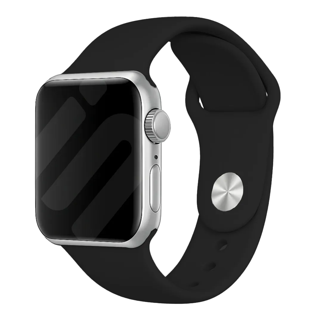 Correa silicona Apple Watch (negra)
