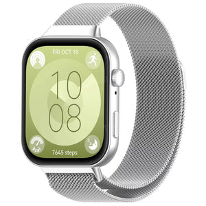 Correa milanesa Huawei Watch Fit 5 Pro (plata)