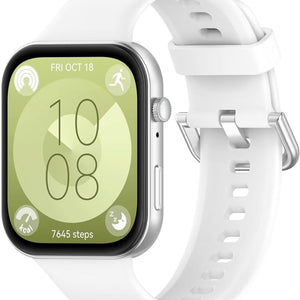 Correa silicona Huawei Watch Fit 4 Pro (blanco)