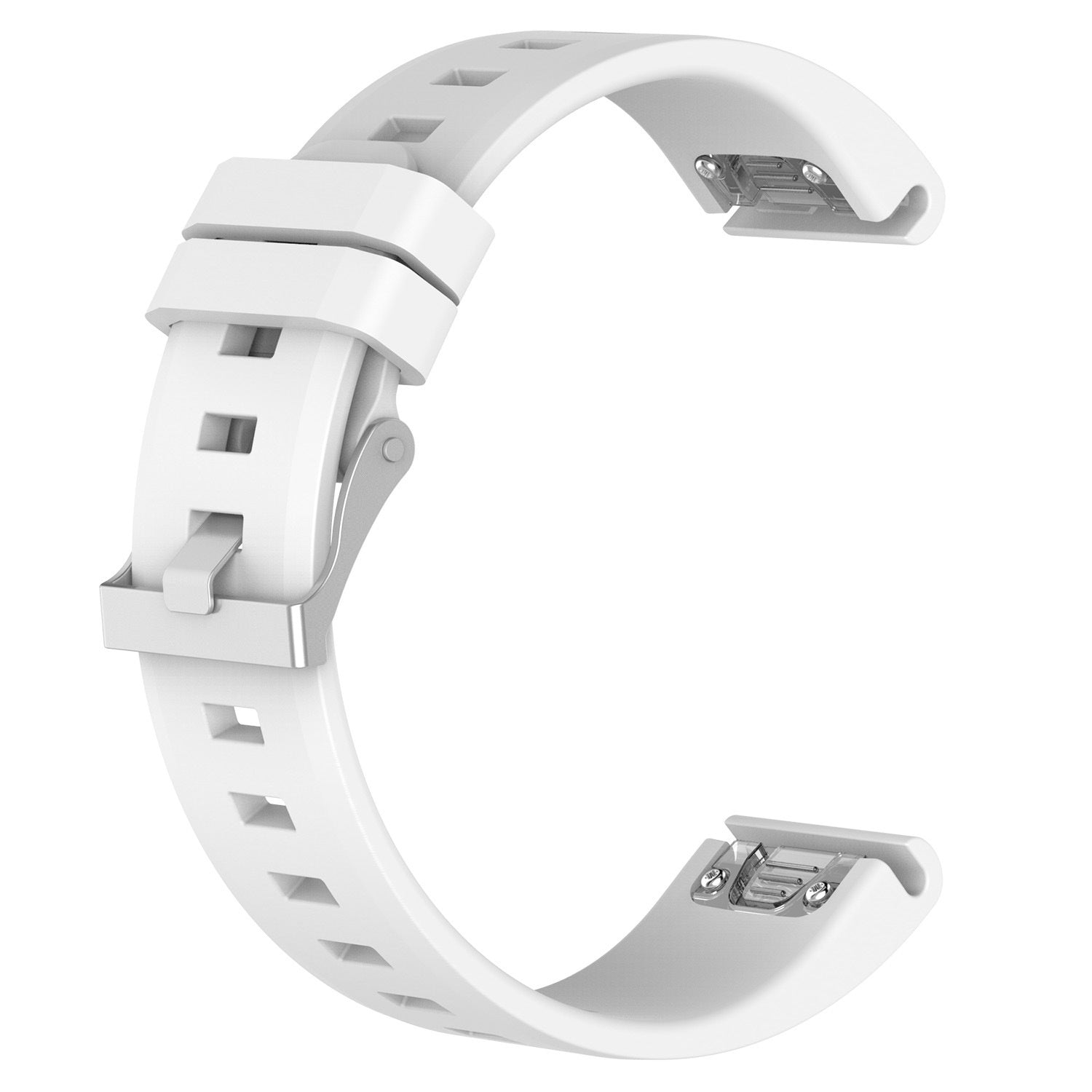 Correa silicona brillante Garmin Fenix 7x (blanco)