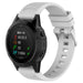 Correa silicona brillante Garmin Fenix 8 - 43mm (blanco)