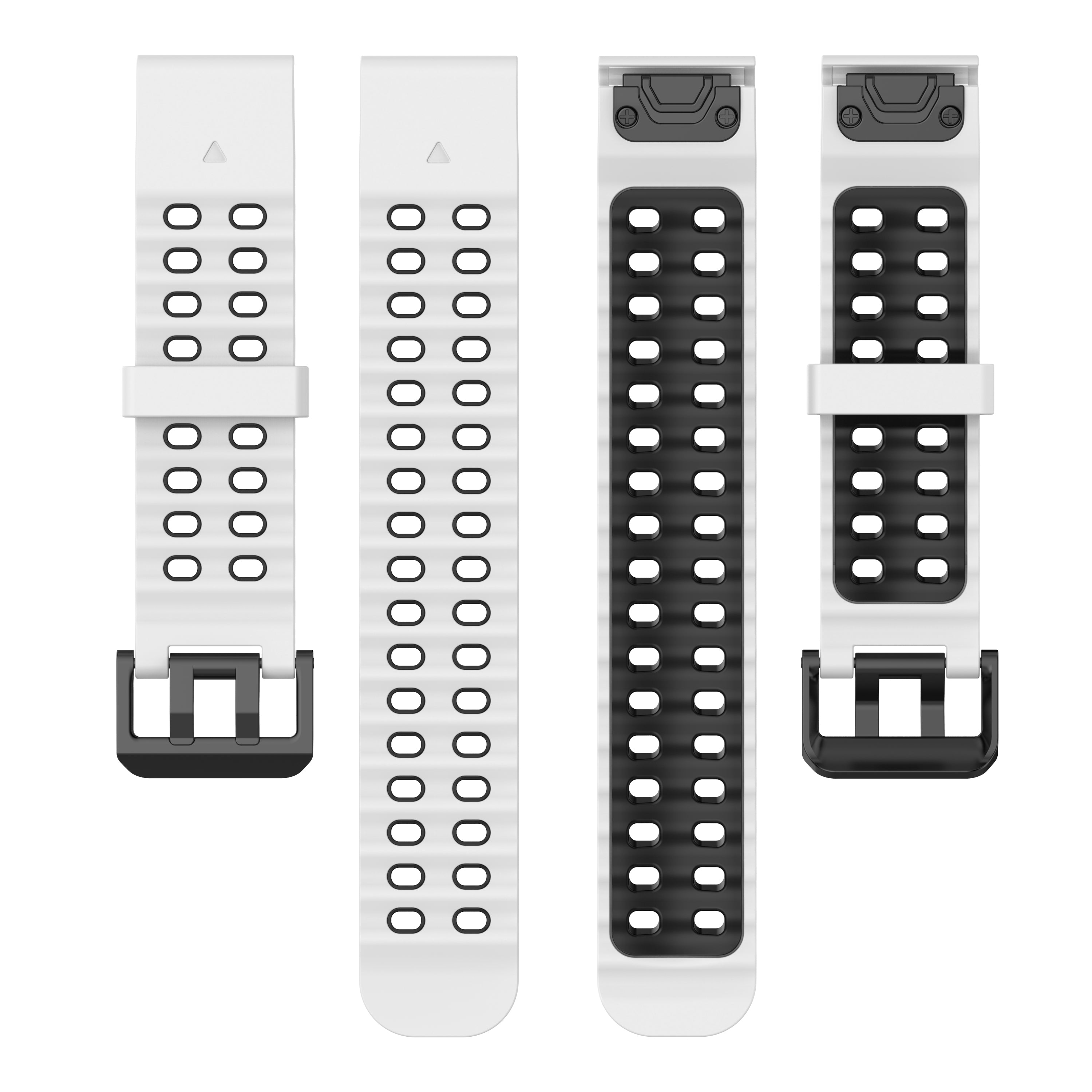 Garmin Instinct 2x Wave Sport Strap (White/Black)