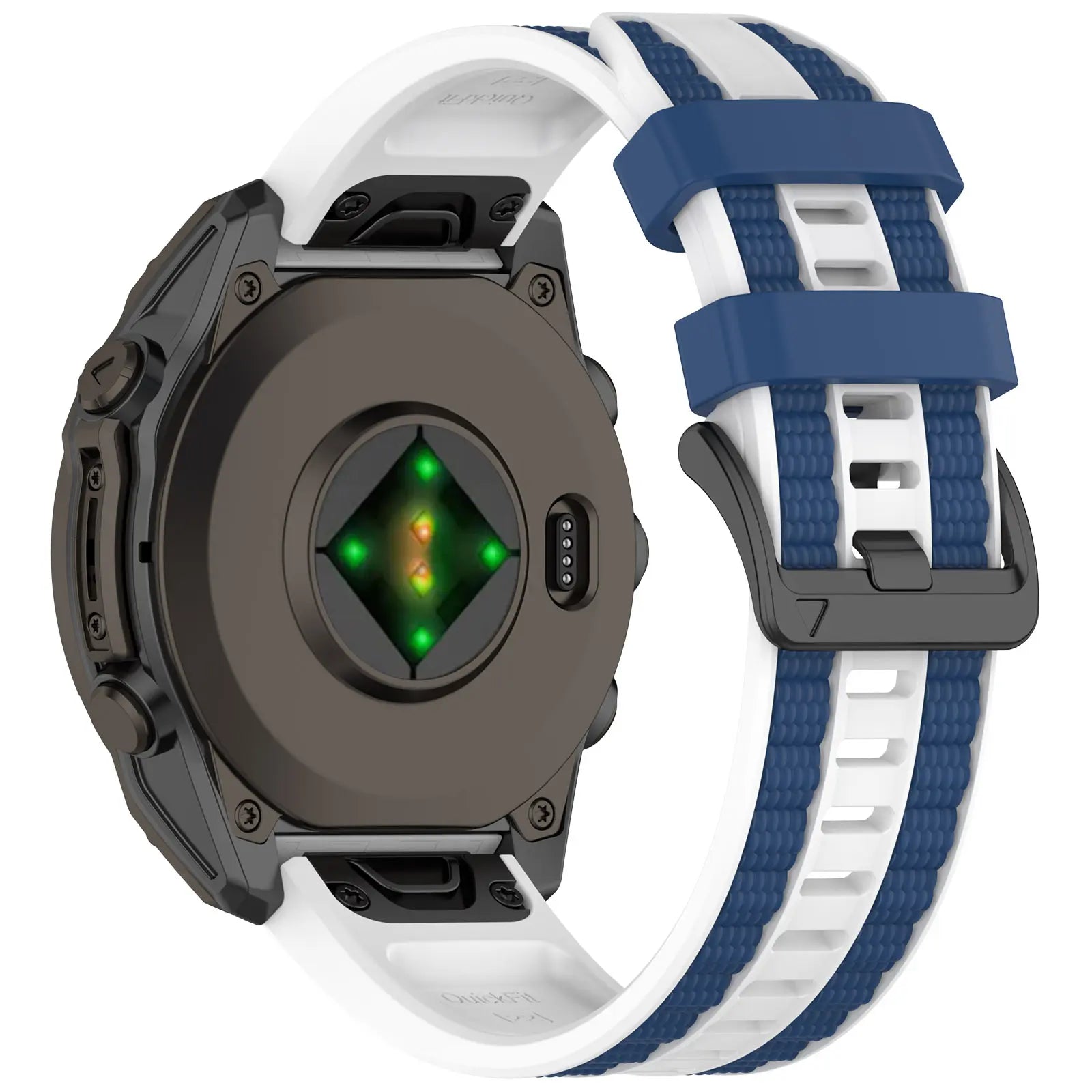 Correa deportiva grain Garmin Fenix 7x (blanco/azul)