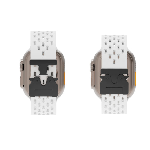 Correa silicona air con P-buckle Apple Watch (blanca)