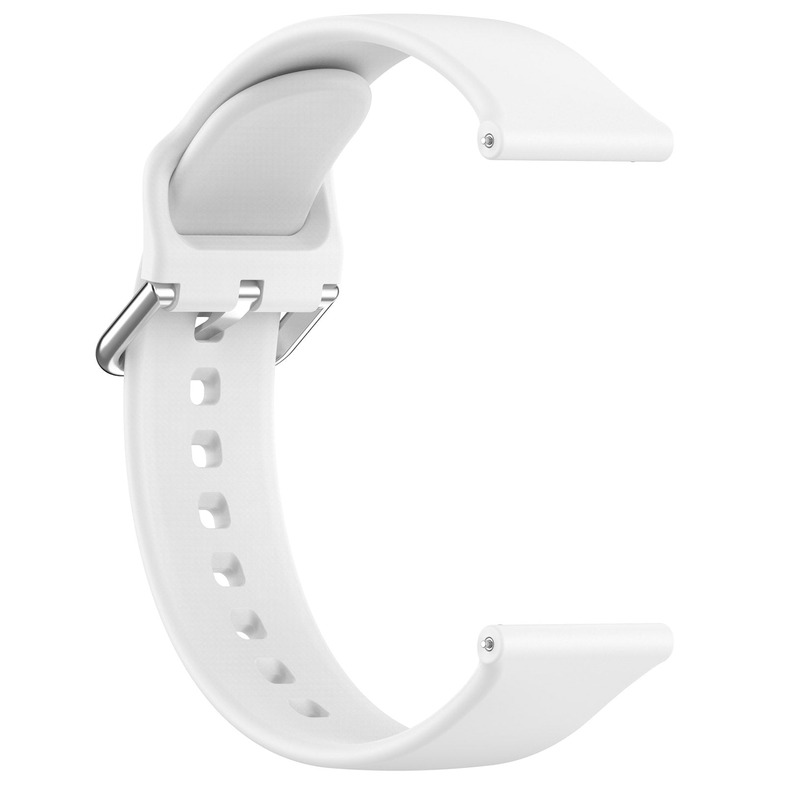 Coros Apex 4 - 46mm Silicone Buckle Strap (White)