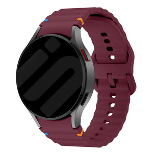 Correa Wave Samsung Galaxy Watch 5 Pro (rojo vino)