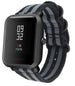 Correa nylon con hebilla Xiaomi Amazfit Bip (negro/gris)