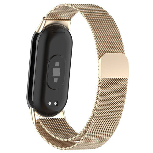 Correa milanesa Xiaomi Smart Band 10 (champán dorado)