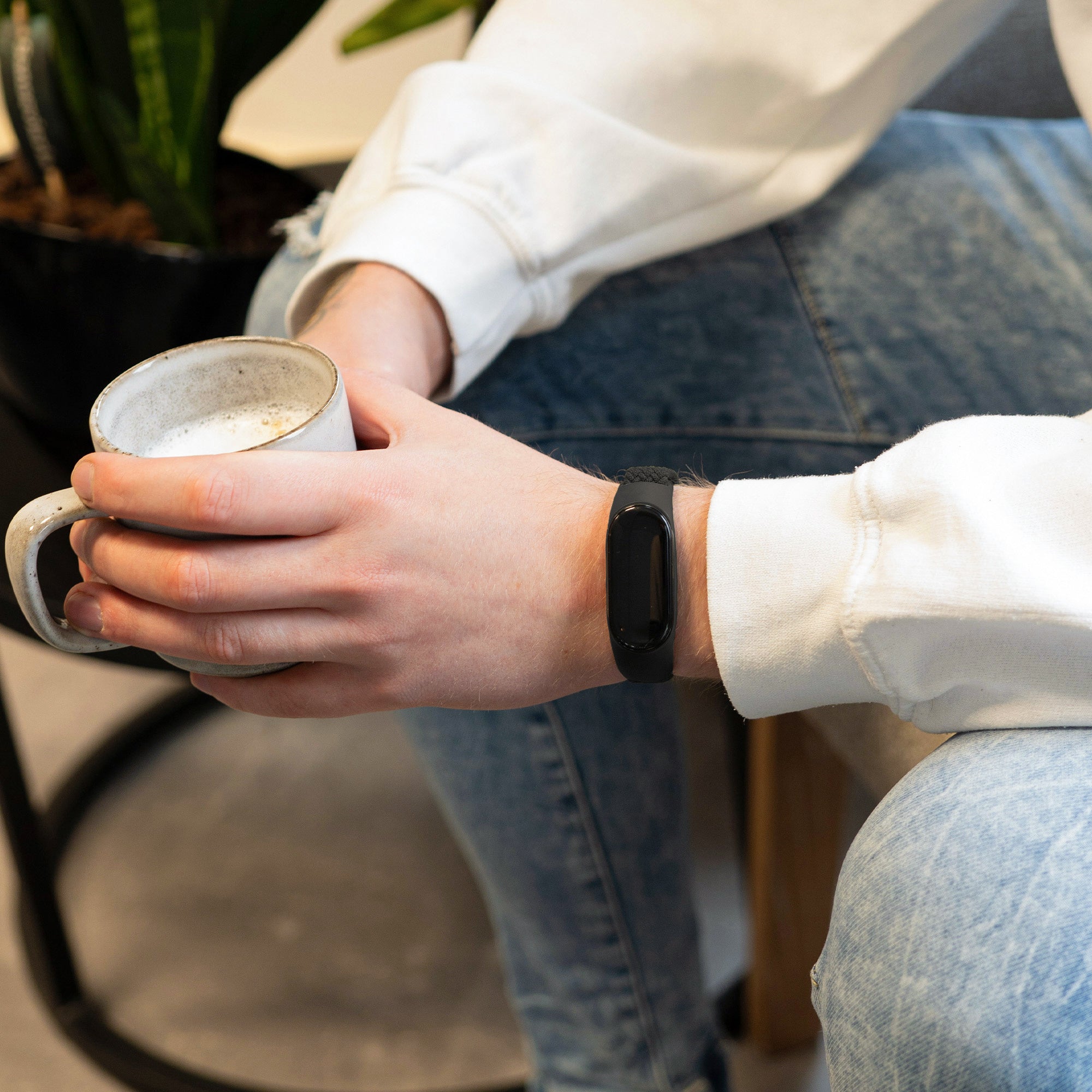 Correa trenzada Xiaomi Mi Band 5 (negro)