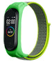 Correa nylon Xiaomi Mi Band 5 (amarillo-verde)