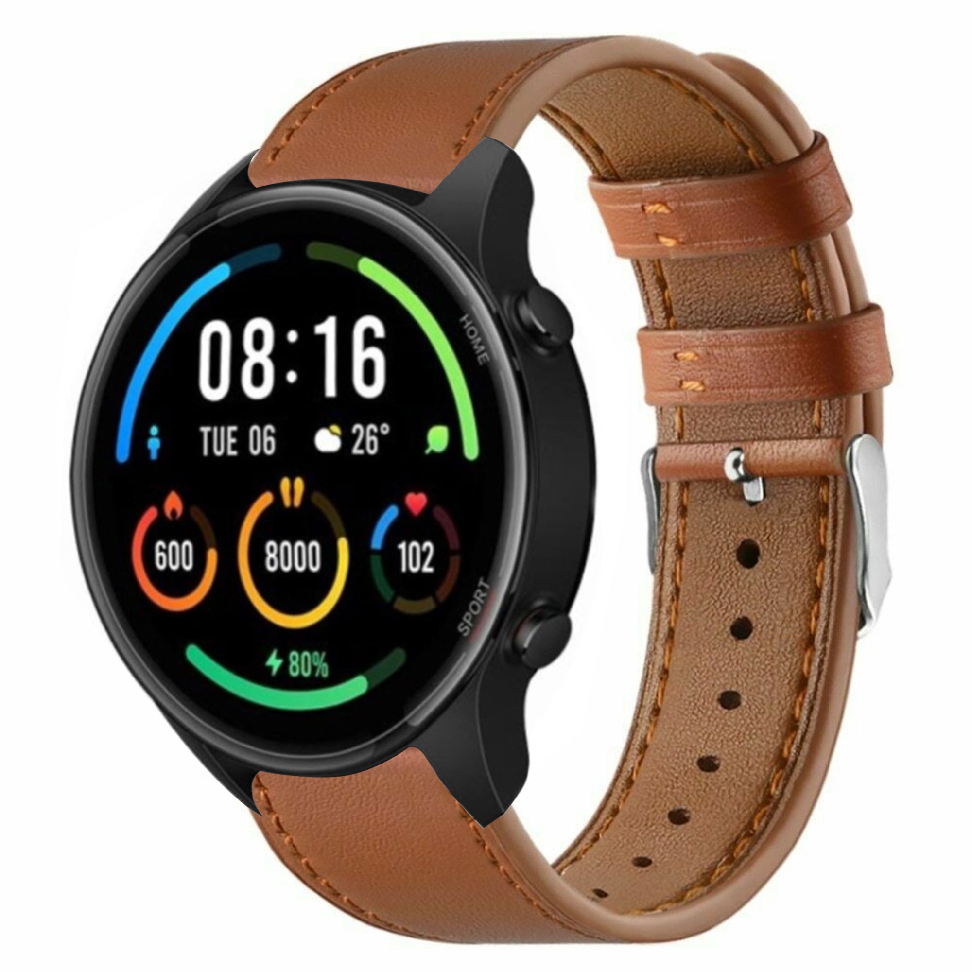 Xiaomi Mi Watch Modern Leather Strap (Brown)