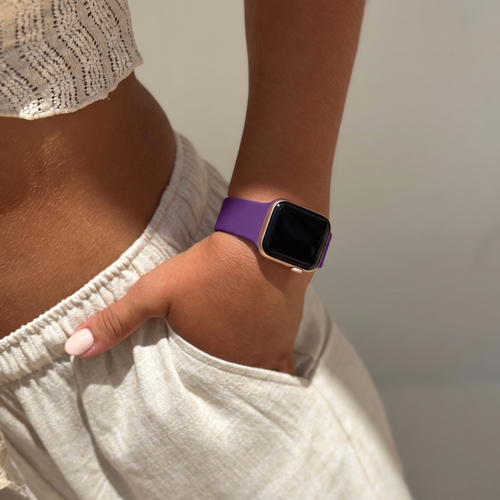 xoxo Wildhearts Correa silicona Apple Watch (púrpura oscuro)