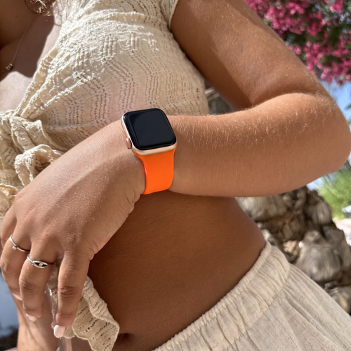 xoxo Wildhearts Correa silicona Apple Watch (naranja)