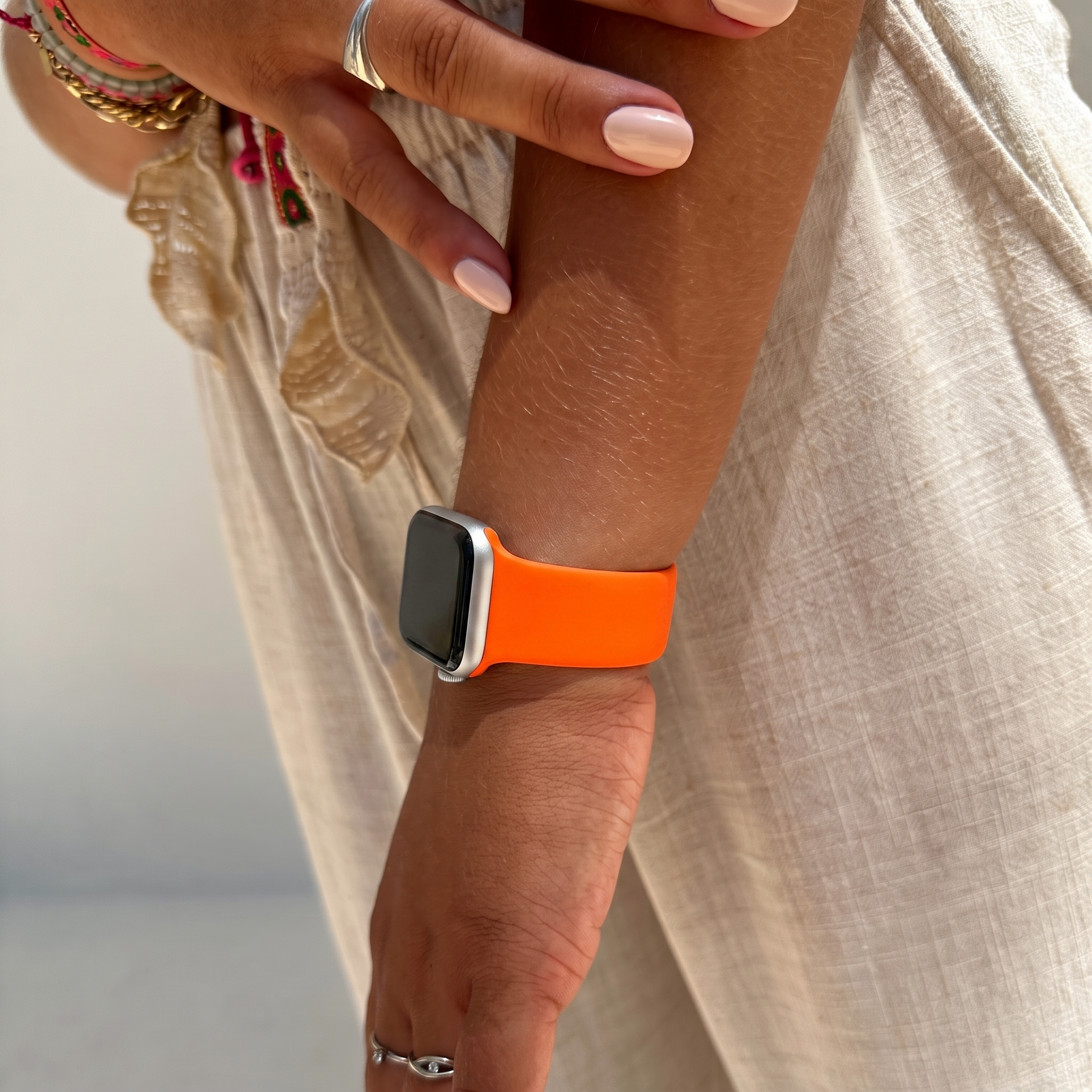 xoxo Wildhearts Correa silicona Apple Watch (naranja)