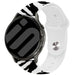 Garmin Vivomove HR Print Silicone Strap (Wild Zebra)