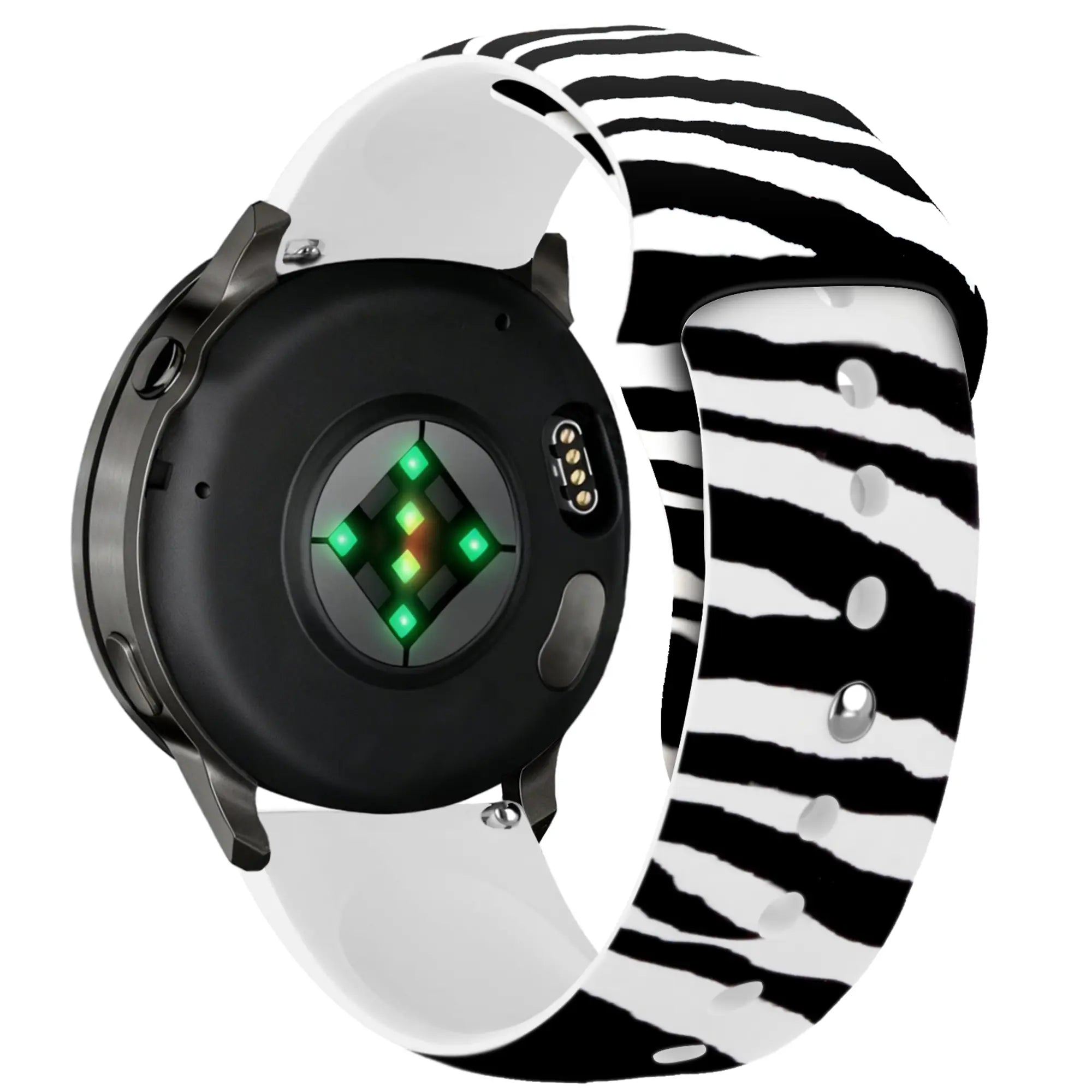 Garmin Vivomove HR Print Silicone Strap (Wild Zebra)