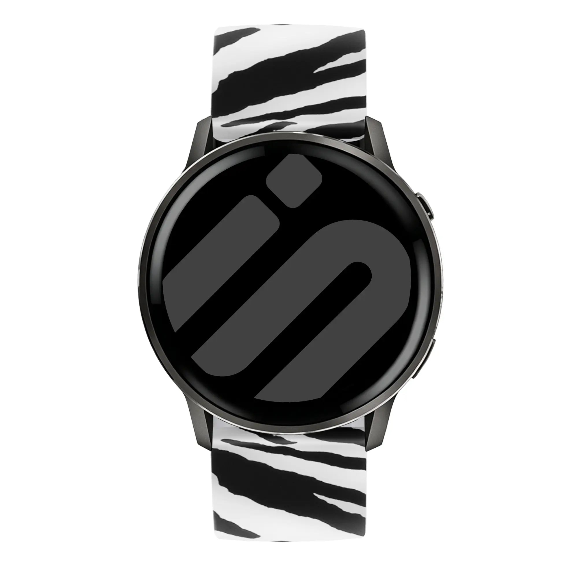Garmin Vivomove HR Print Silicone Strap (Wild Zebra)