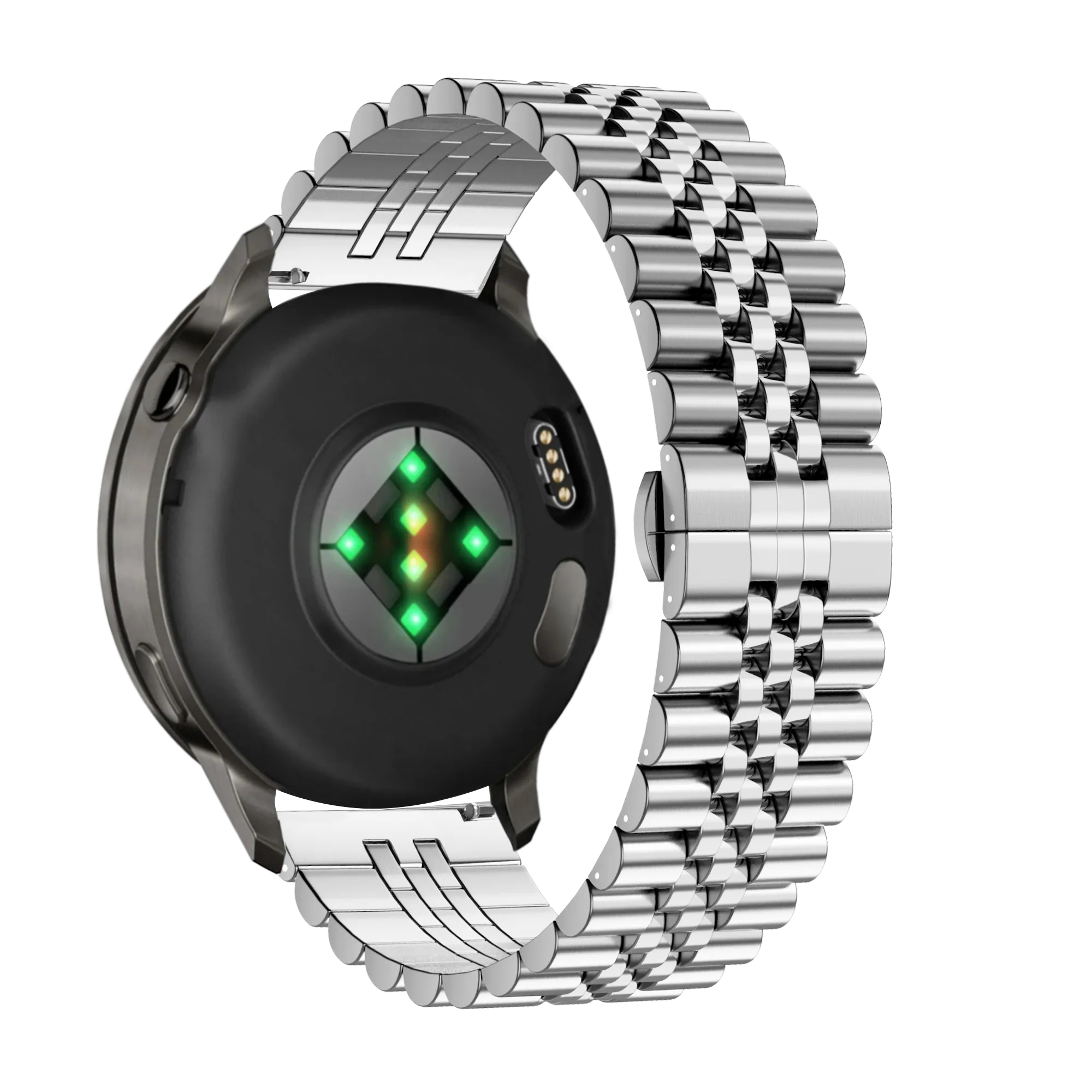 Bandz Correa acero 'Jubilee' Garmin Forerunner 170 (plata)