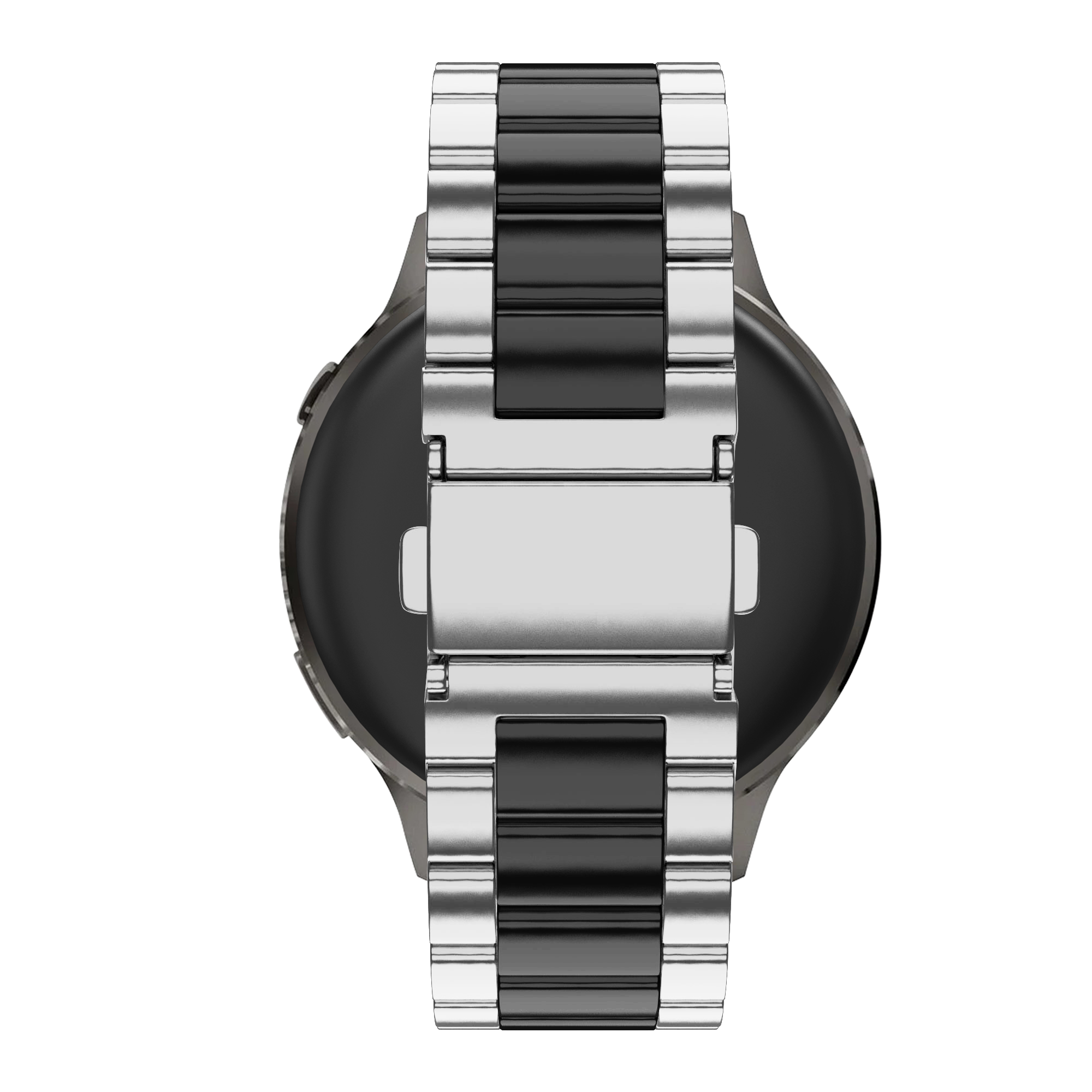 Bandz Garmin D2 Air X10 Steel Strap 'Classic' (Silver/Black)