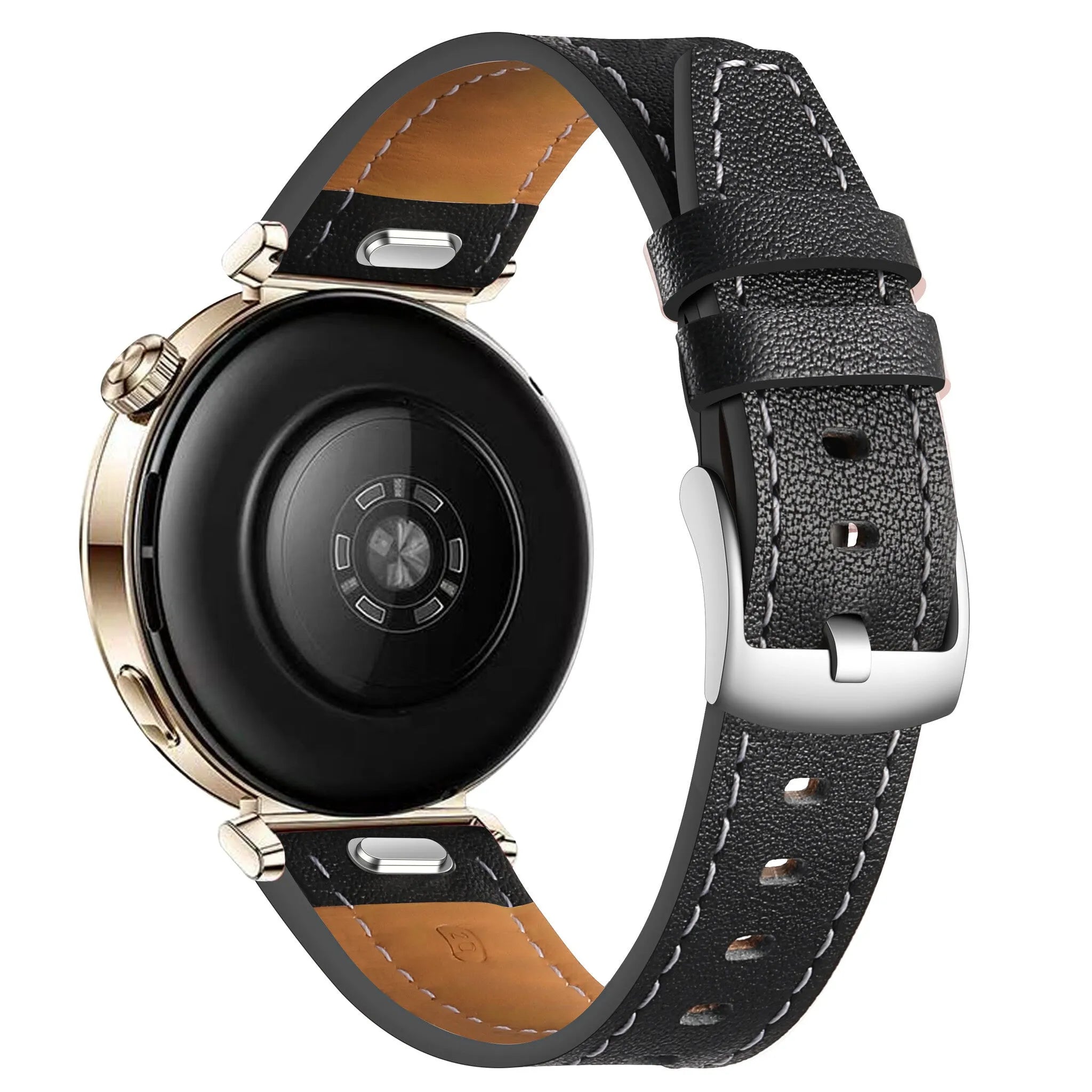 Correa cuero 'One Push' Oppo Watch X2 Mini (negro)