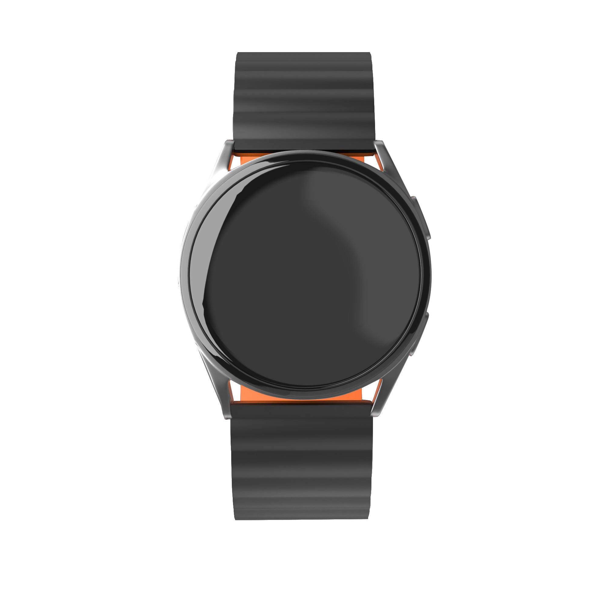 Correa silicona magnética Amazfit Bip 5 (negro/naranja)