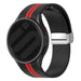 Correa D-Buckle Sport Samsung Galaxy Watch FE (negro/rojo)
