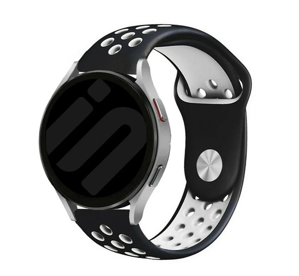 Amazfit Bip U (Pro) Sport Strap (Black/White)