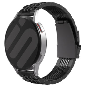 Correa eslabones acero de lujo Amazfit Active 2 (negro) 