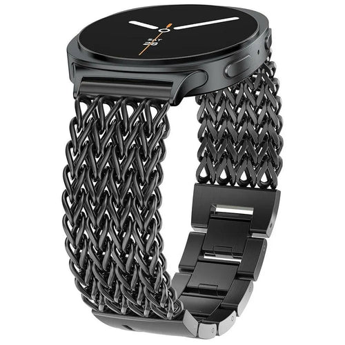 Correa metal mesh Samsung Galaxy Watch 8 - 44mm (negro)