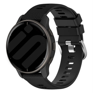 Correa silicona Garmin Forerunner 570 - 42mm (negro)