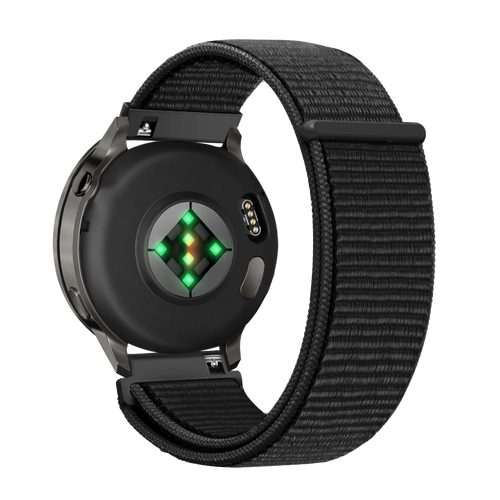 Bandz Garmin Venu 4 - 41mm Nylon Loop Strap (Black)