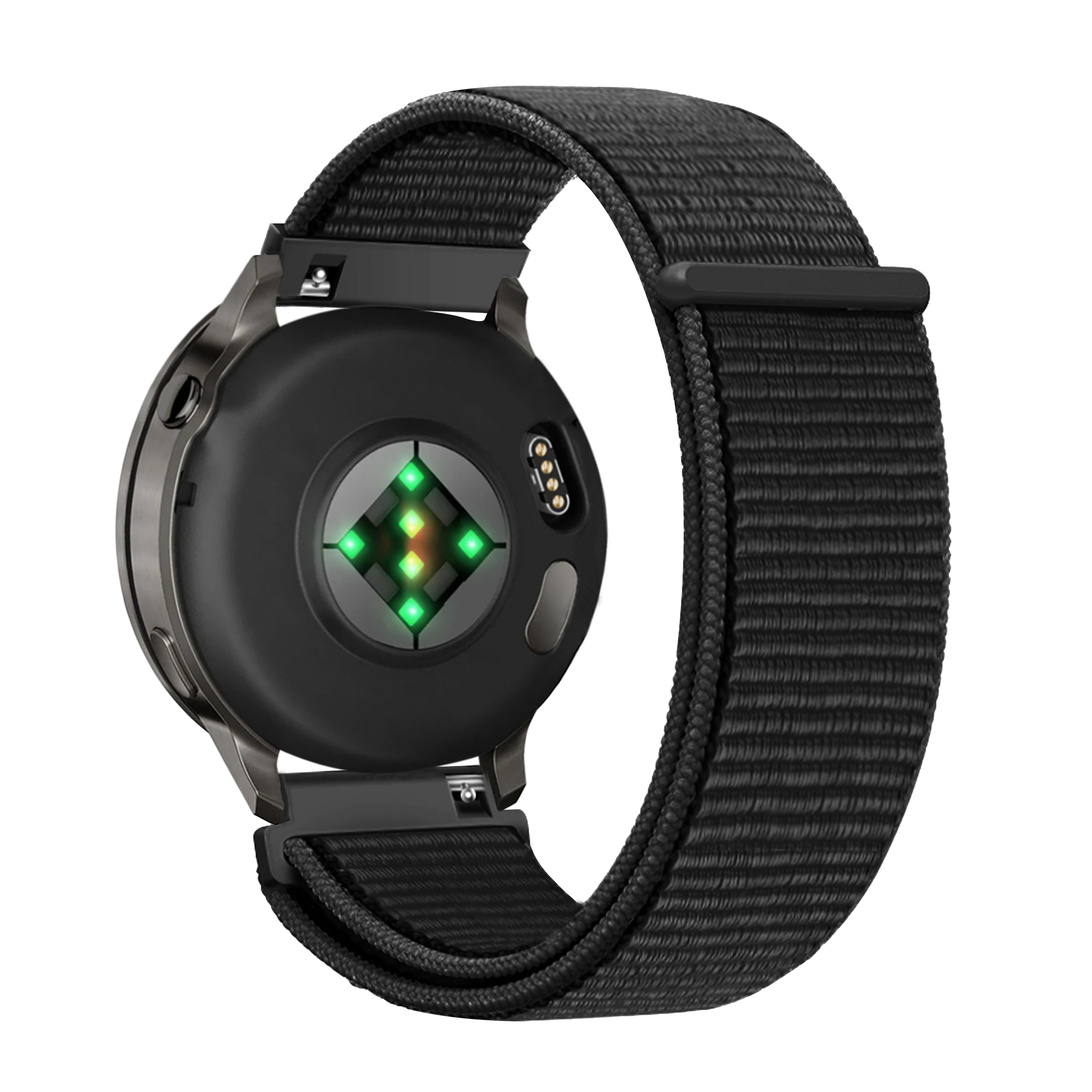 Bandz Garmin Venu 2s Nylon Loop Strap (Black)