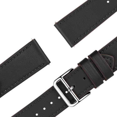 Bandz Correa cuero 'Deluxe' Garmin Forerunner 265s (negro)