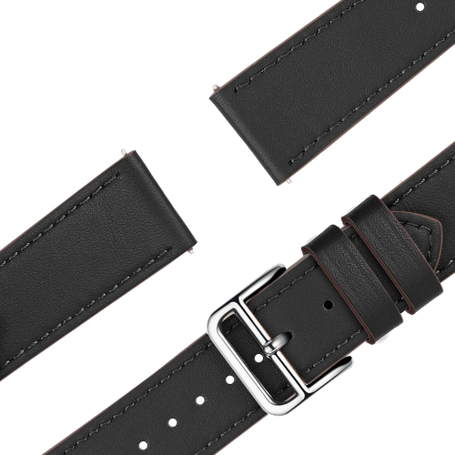 Bandz Correa cuero 'Deluxe' Garmin Forerunner 265s (negro)