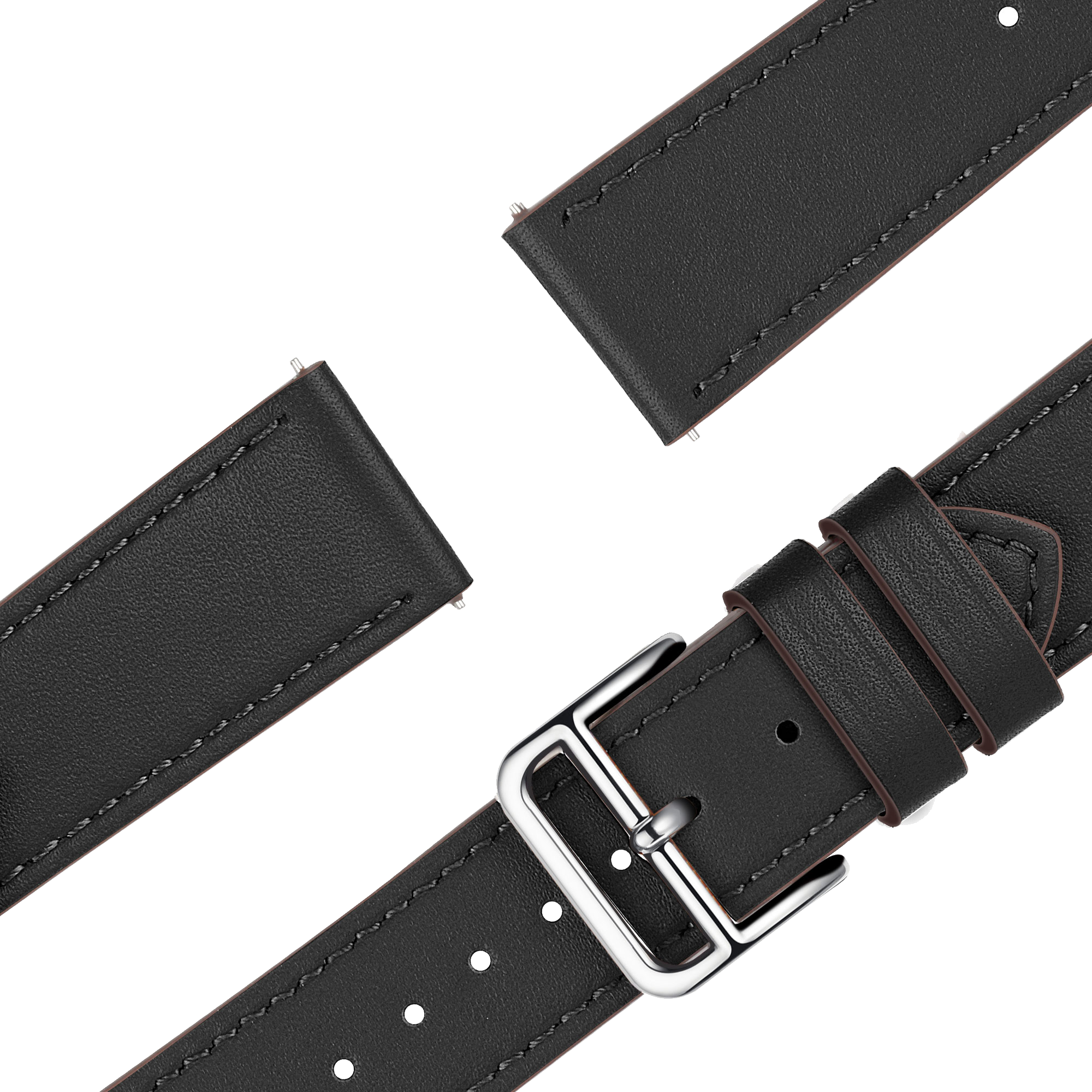 Bandz Correa cuero 'Deluxe' Garmin Venu 2s (negro)