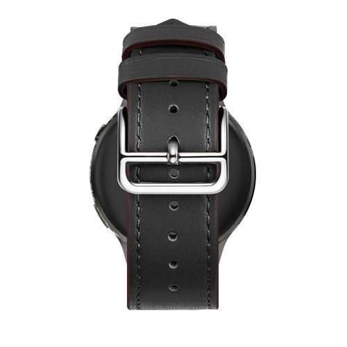 Bandz Correa cuero 'Deluxe' Garmin Forerunner 265s (negro)
