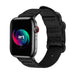 Correa nylon con hebilla Apple Watch (negro)