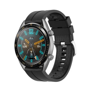 Correa silicona extrema Huawei Watch Ultimate (negro)